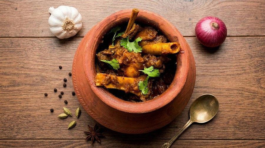 Handi Mutton at The Champaran Kitchen